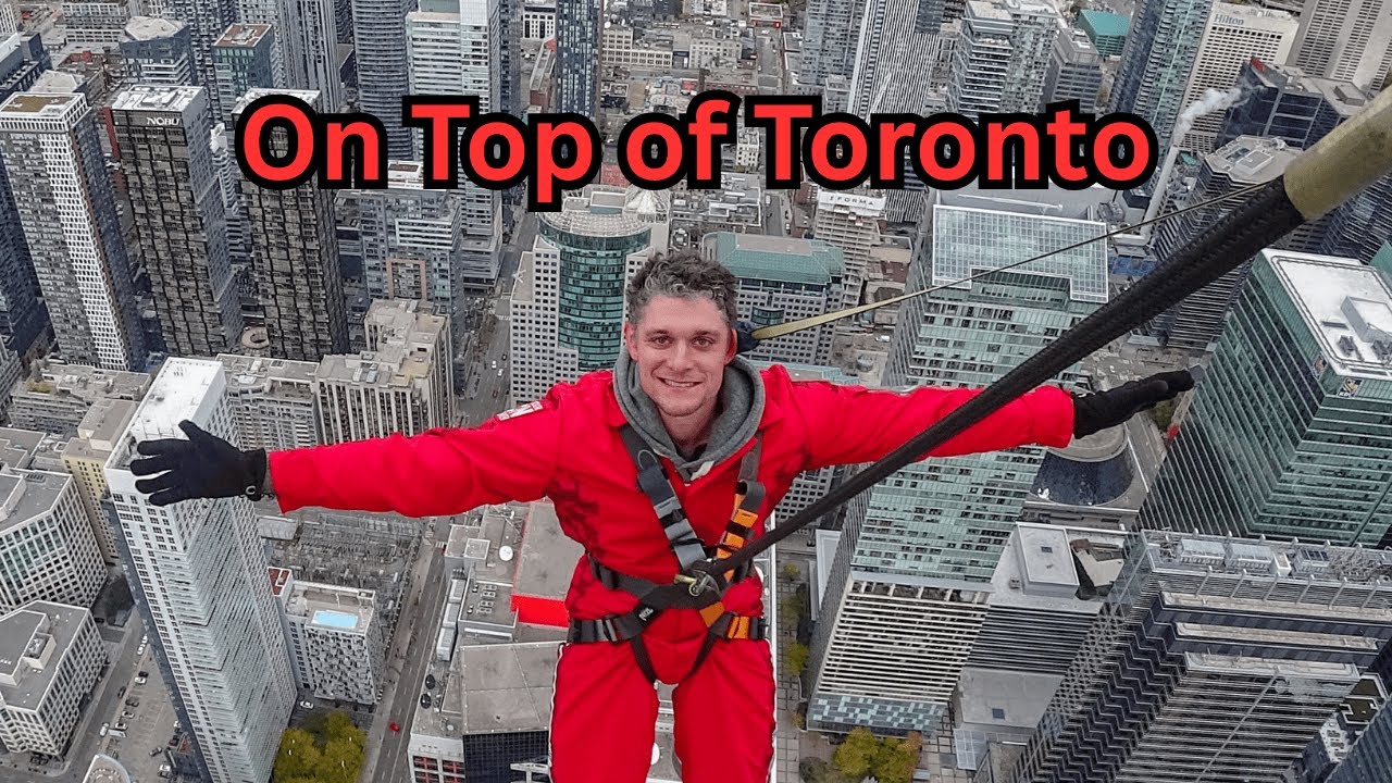 I Walked on the Edge of the CN Tower (585 Feet Above Toronto) on Game 7 of the World Series!