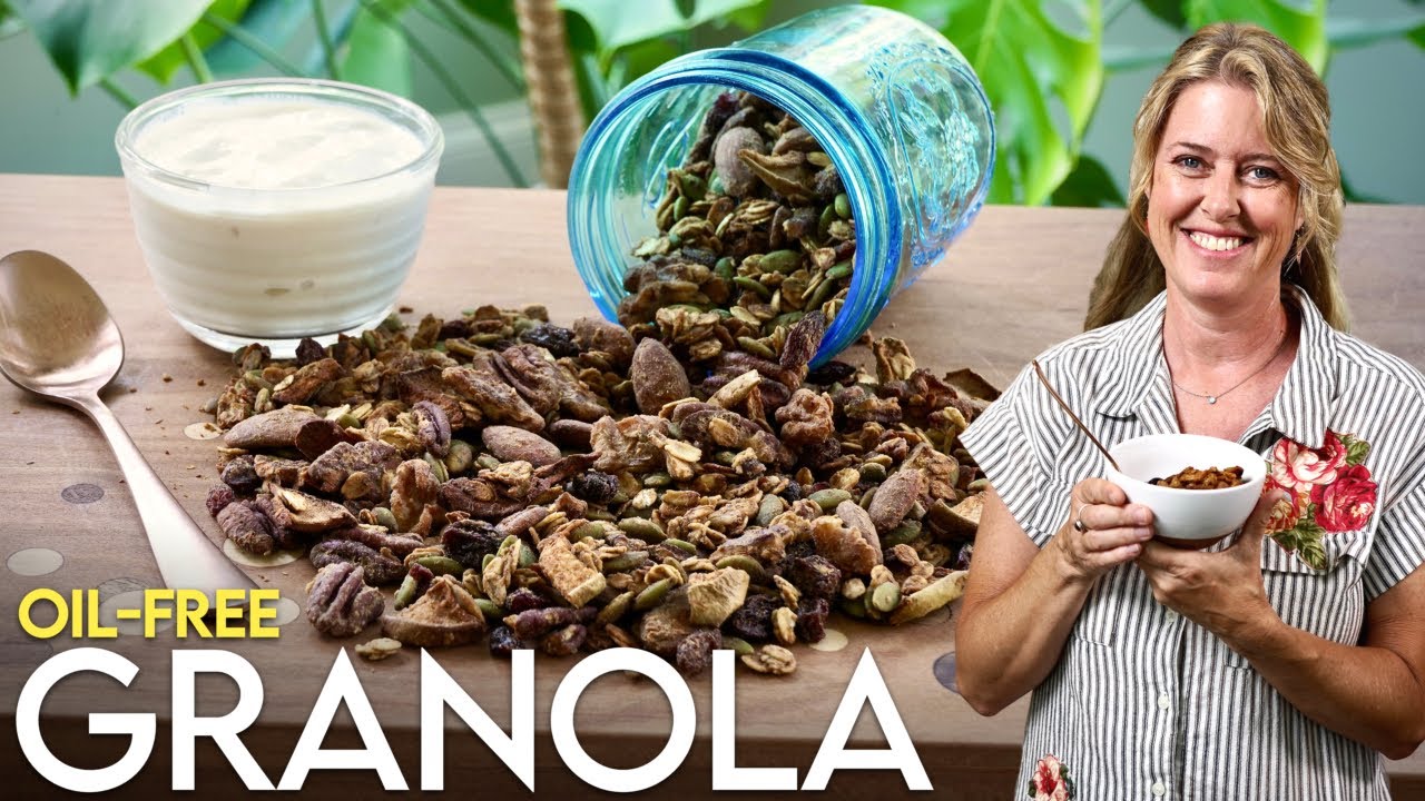 How to Make Deliciously Crunchy Granola Oil-Free!