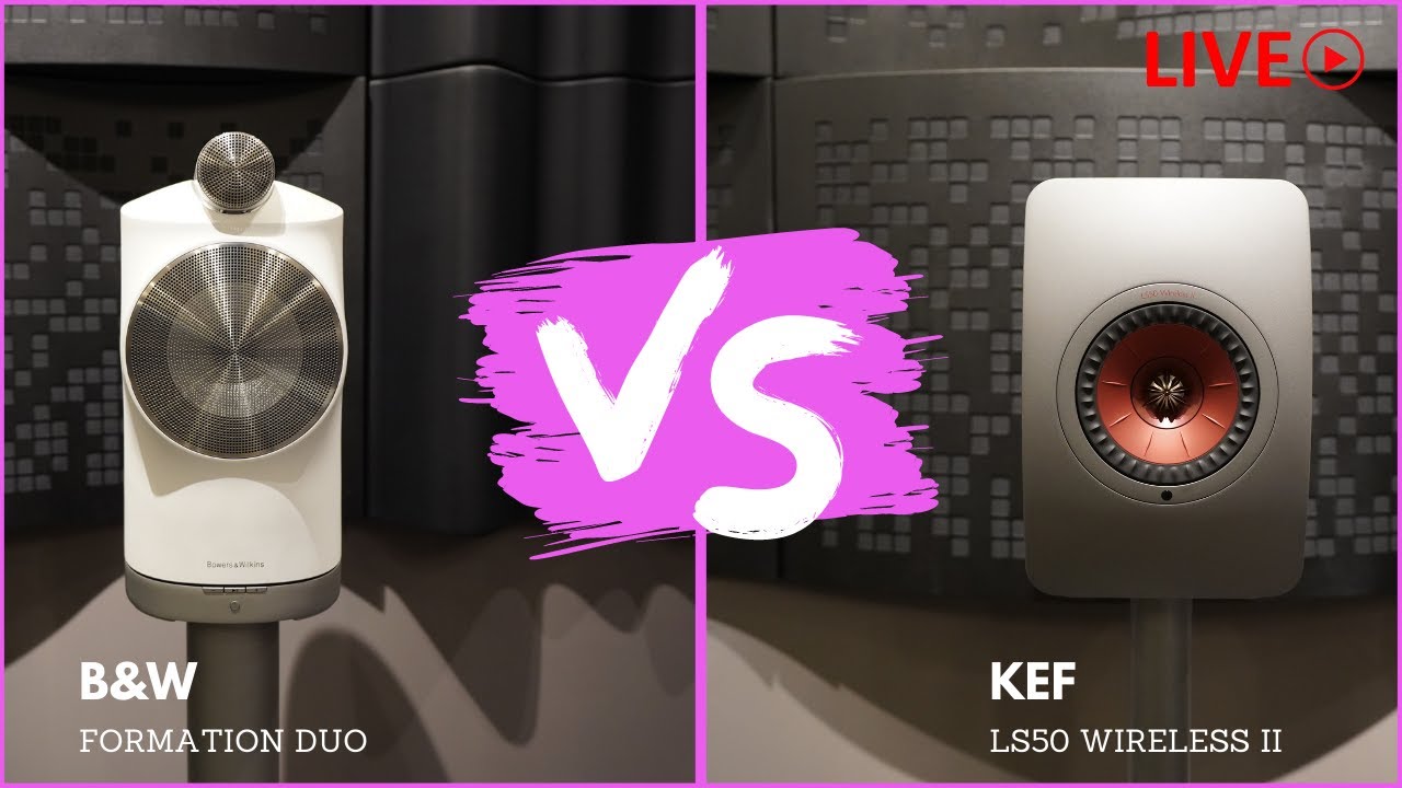 최강 무선스피커 2종 비교영상, KEF LS50 Wireless II VS B&W Formation DUO 무선 스피커 음질 비교, 무선 블루투스 스트리밍 엑티브 스피커 추천