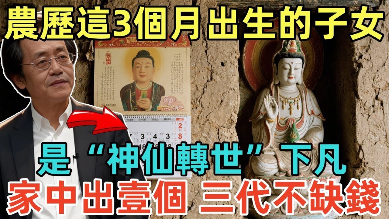 倪海廈：農歷這3個月出生的子女，是“神仙轉世”下凡！家中出壹個，三代不缺錢！