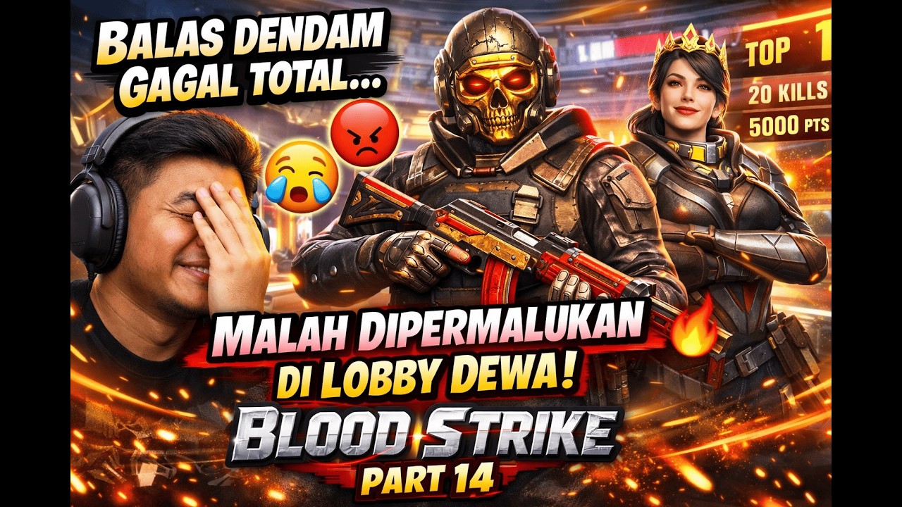 Balas Dendam Gagal Total… Malah Dipermalukan di Lobby Dewa 😭🔥 | Blood Strike Part 14