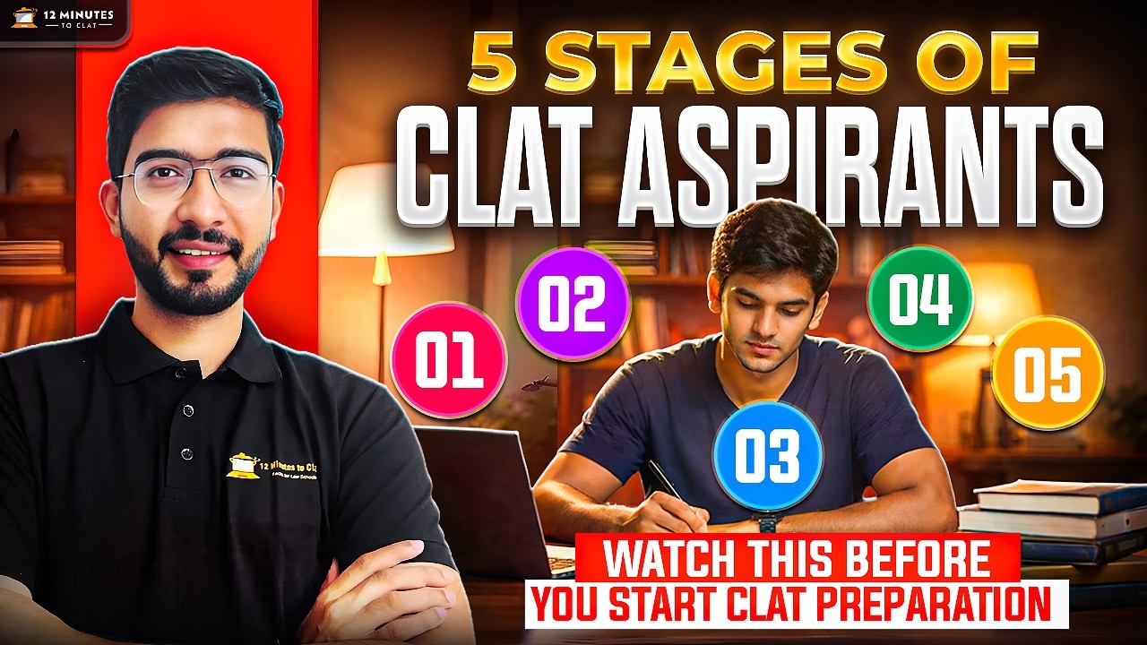 CLAT 2027: Watch THIS Before You Start CLAT Preparation 🛑 The 5 Stages of Every CLAT Aspirant