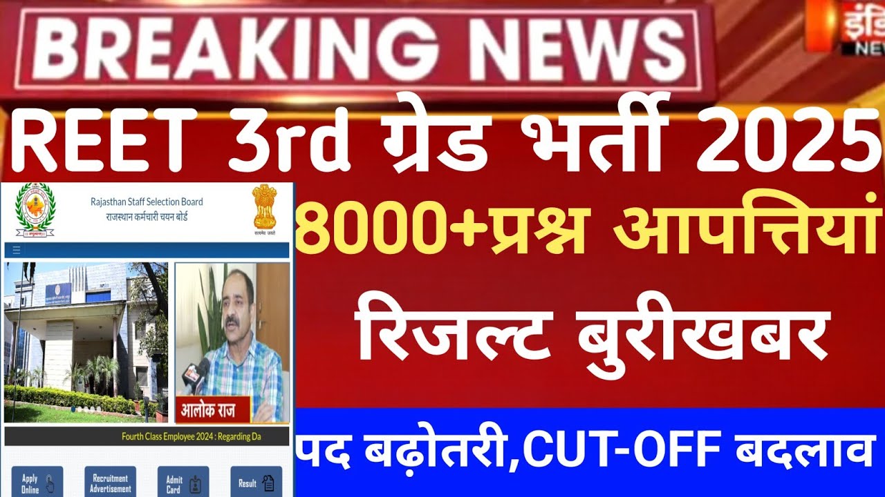  Reet 3rd grade Cut-Off 2026/Reet mains result 2026/Reet Mains CUT-OFF/Reet 3rd grade result 2026
