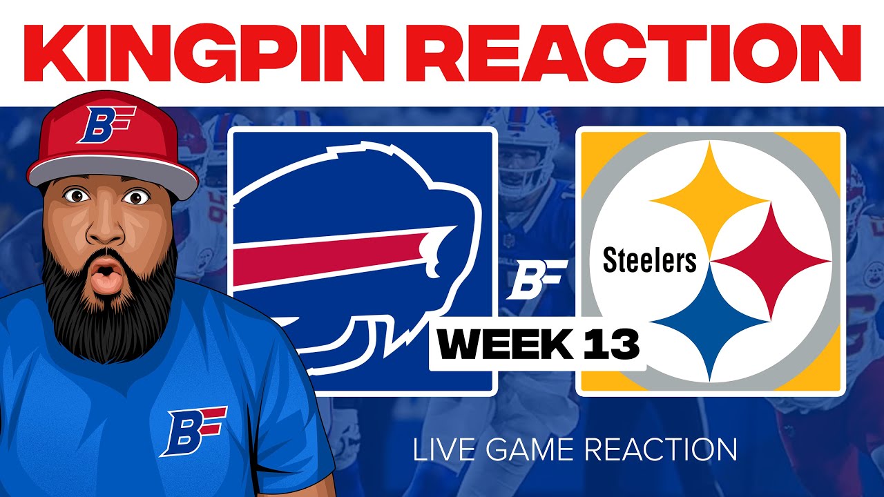 NFL WEEK 13 FAN REACTION - Buffalo Bills vs Steelers 🔥 LIVE PLAY BY PLAY