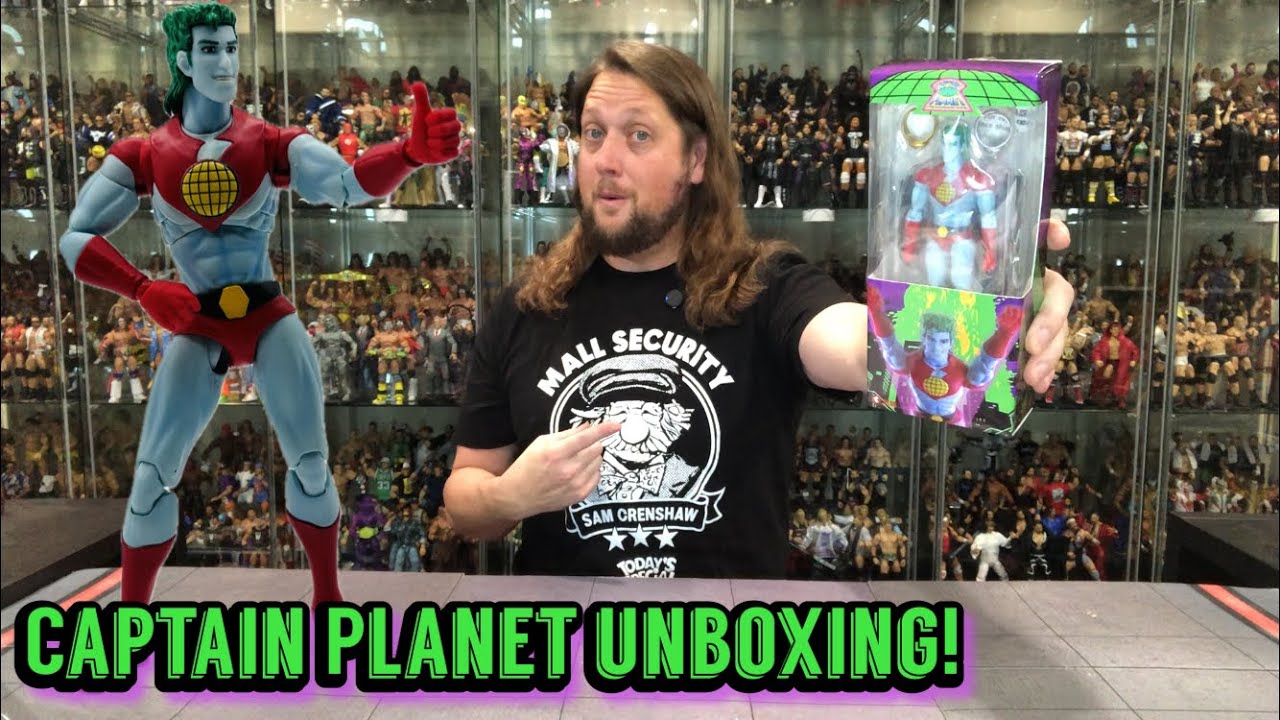 Earth, Fire, Wind, Water, Heart Go Planet! Captain Planet Unboxing!