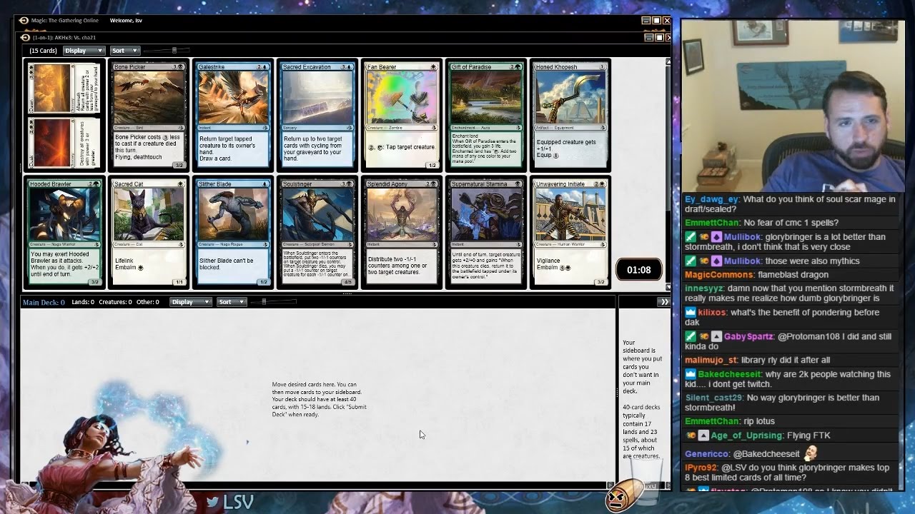 LSV Streams an Amonkhet Draft #3