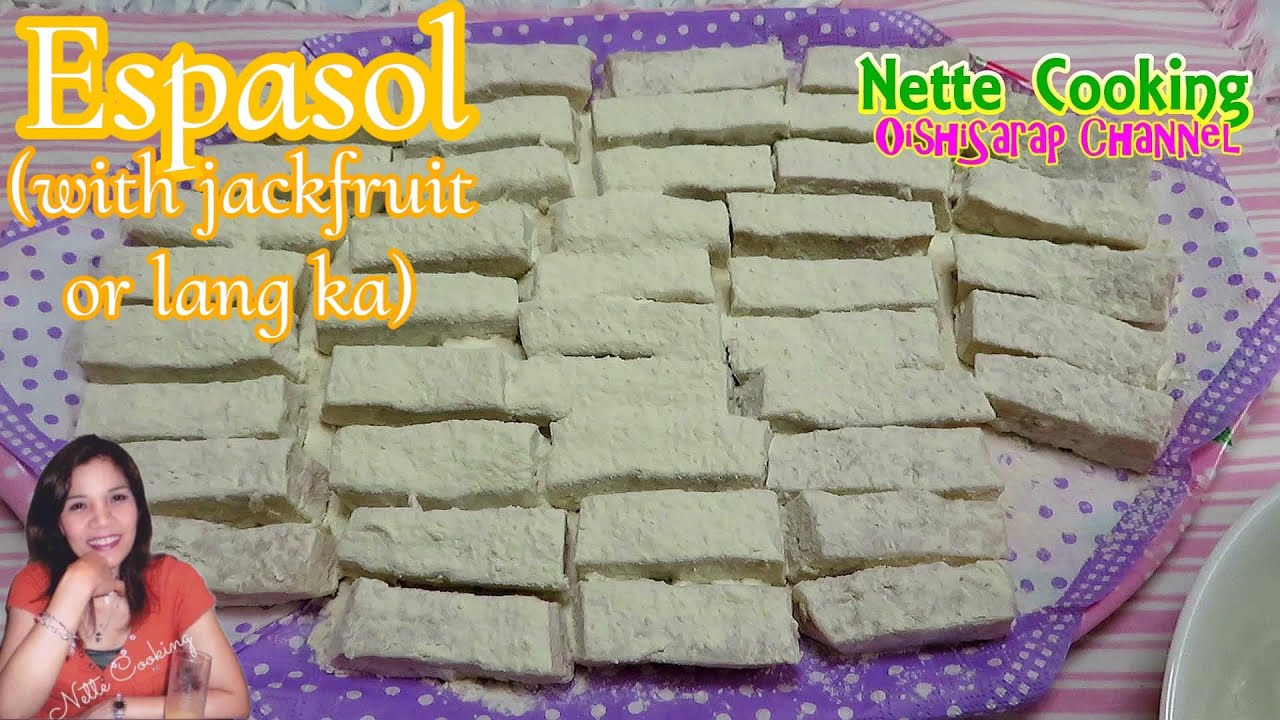 Espasol (with sweetened jack fruit or langka)