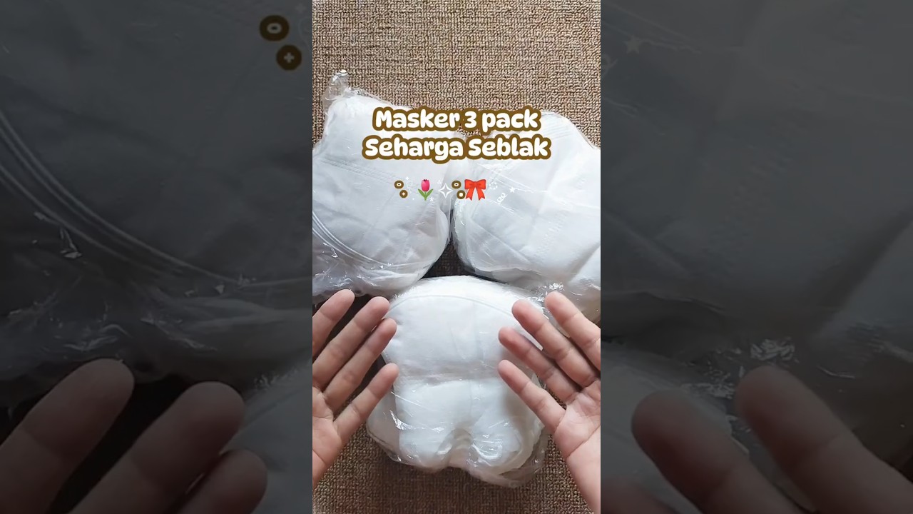 MASKER DUCKBILL 3 PLY (link no. 19) #masker #duckbill #maskerhijab