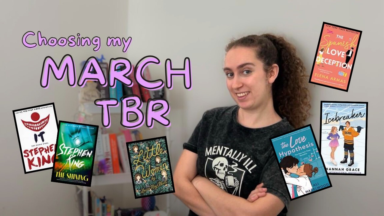March TBR - Stephen King, romance, classics...