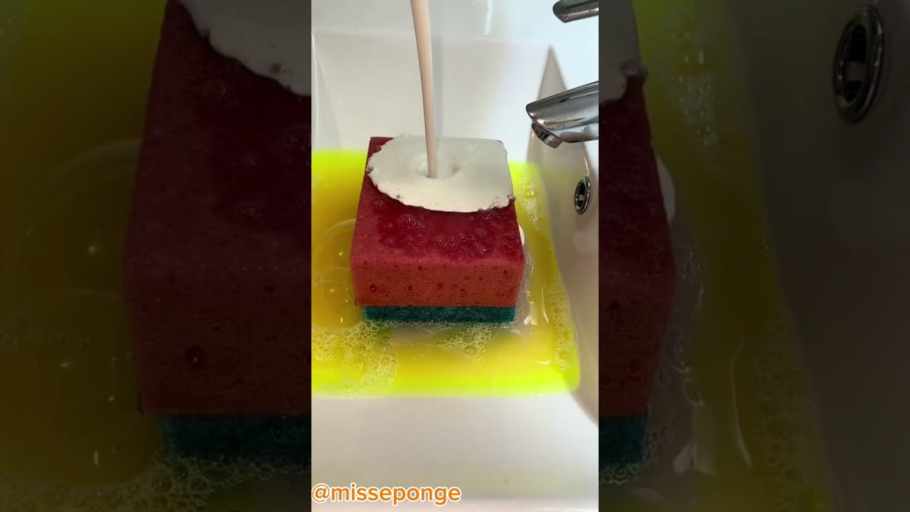 SPONGE SQUEEZING ASMR COMPILATION|26| - #spongeasmr #spongesqueezing #deepcleaning #relaxing #asmr