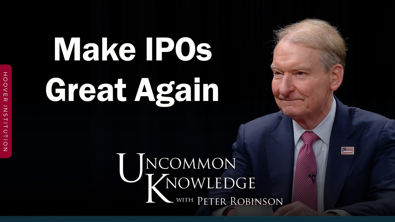 Make IPOs Great Again: SEC Chairman Paul Atkins on Ending Regulation by Enforcement