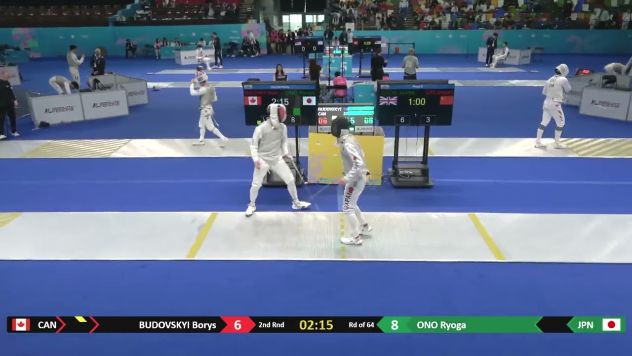 Wuxi Worlds 2025 JMF - L64 - Borys Budovskyi CAN v Ono Ryoga JPN