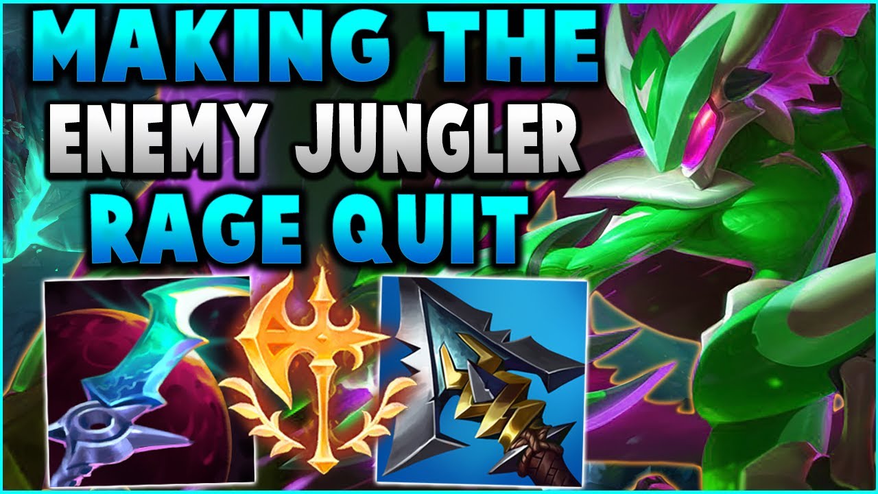 Bullying The Enemy Jungler So Hard With Eclipse Kindred... They Rage quit