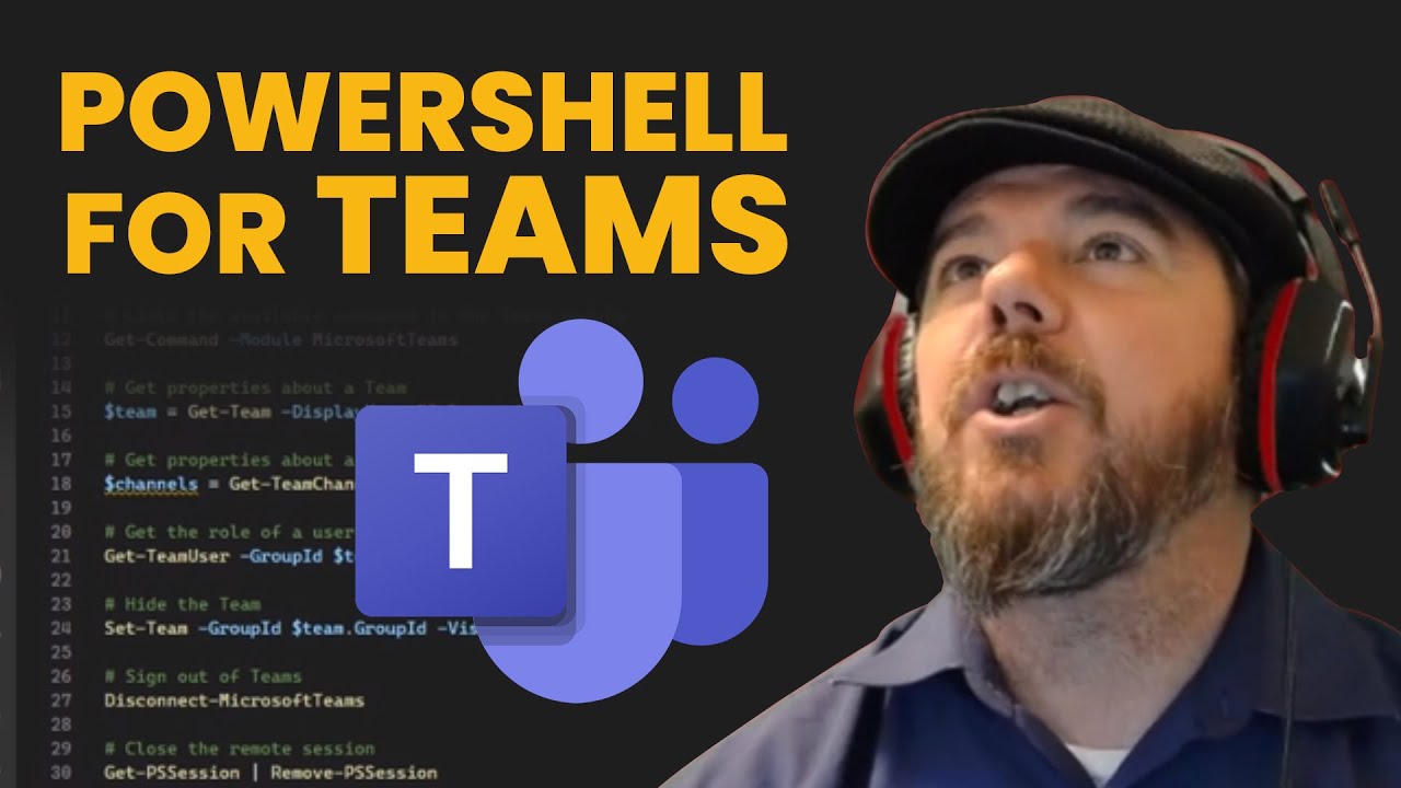 How to use a PowerShell for Microsoft Teams (Agile IT)