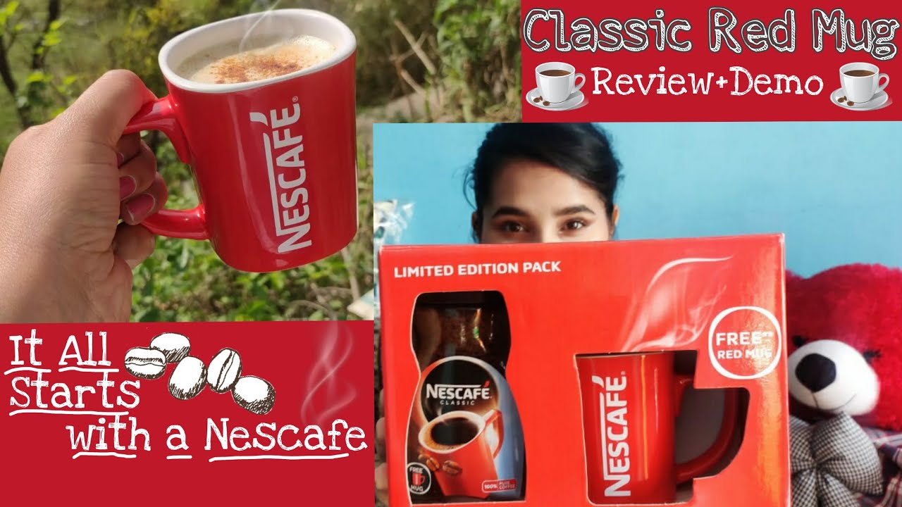Nescafe classic red mug kit