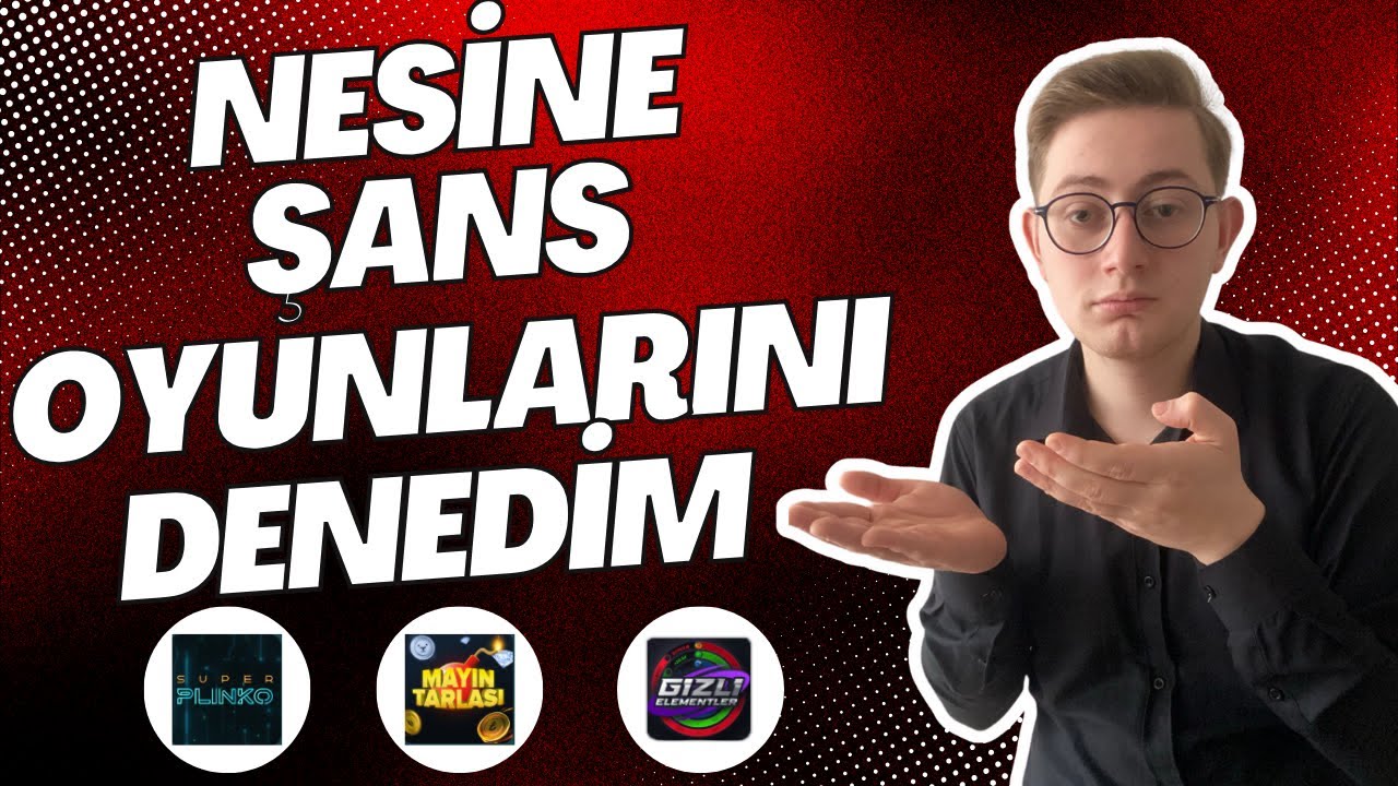 NESİNE MİSLİ YASAL ŞANS OYUNLARI İLE 1000X KOVALIYORUM