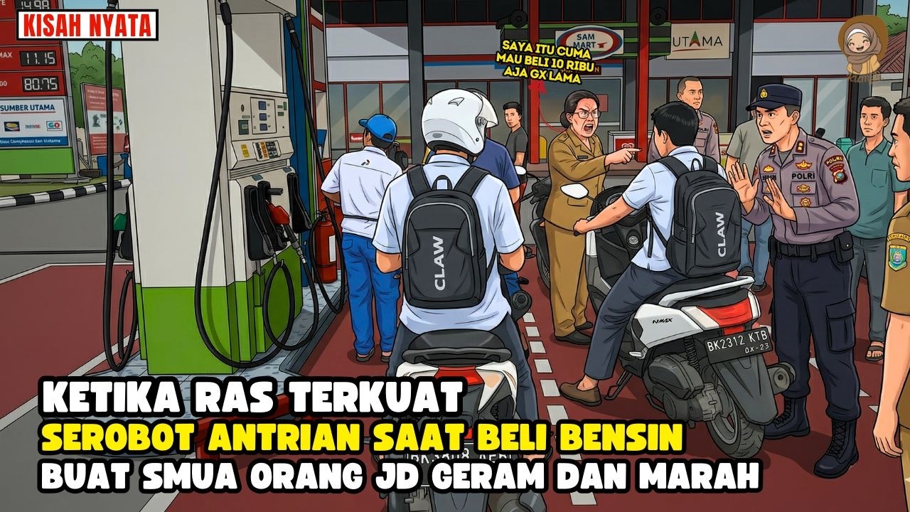 KETIKA RAS TERKUAT DIBUMI SROBOT ANTRIAN BELI BENSIN BUAT SMUA GERAM  ||  SINETRON AZAB