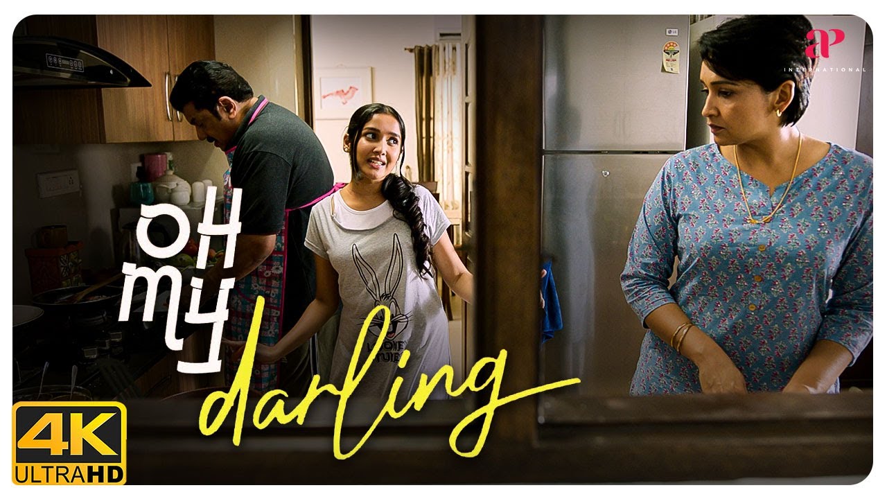 Oh My Darling Malayalam Movie | Lena finds Anikha off for a while & shares it with Mukesh | Anikha