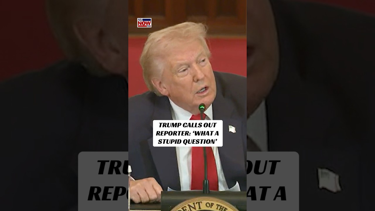 Trump calls out reporter: &lsquo;What a stupid question&rsquo;