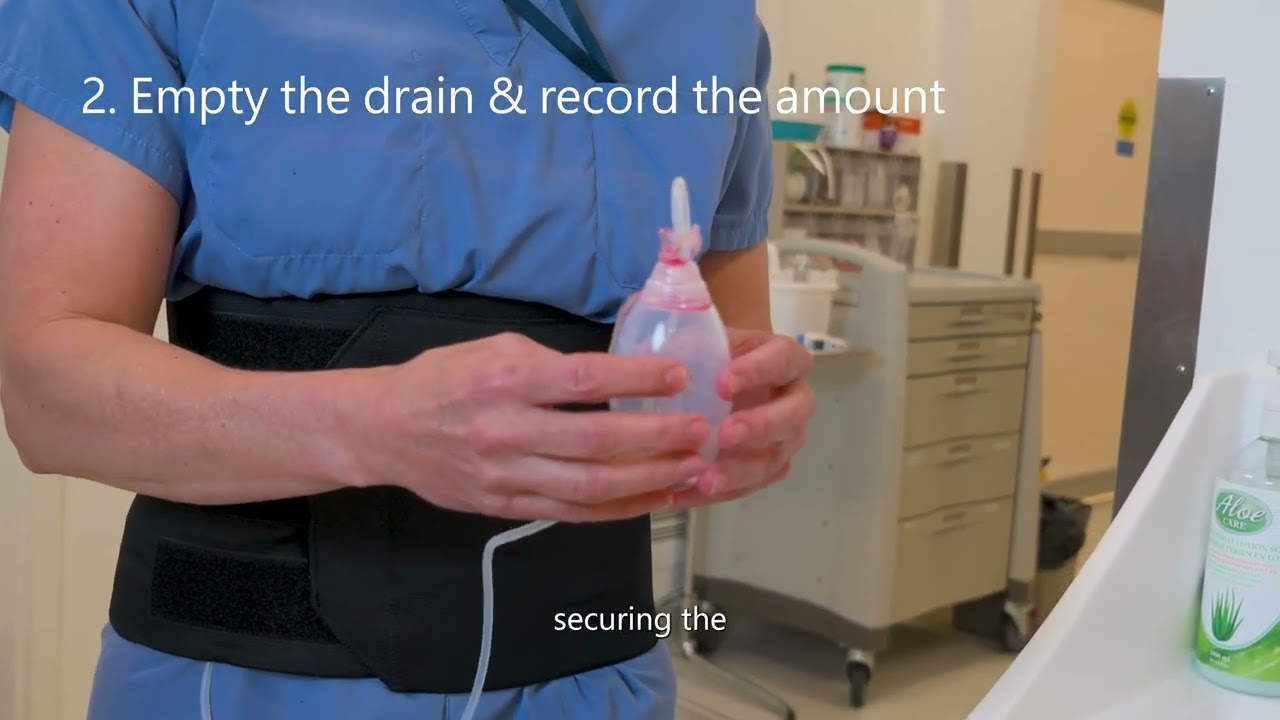 How to take care of your Surgical Drain