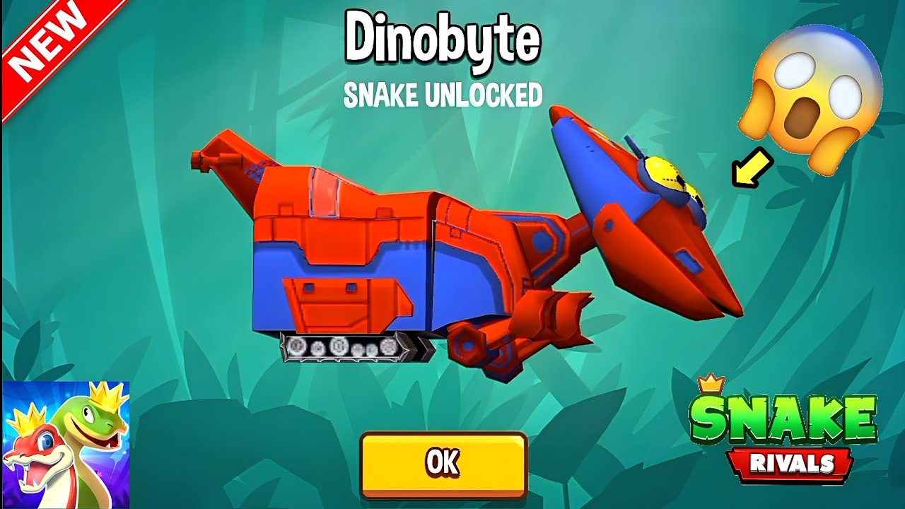 Snake Rivals : New Dinobyte Snake Unlocked! Zero To Hero