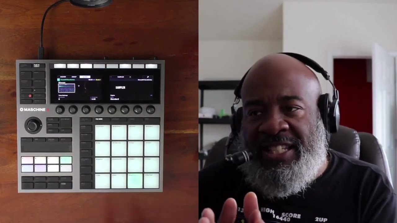 MASCHINE - Finger Drumming with UNK !!