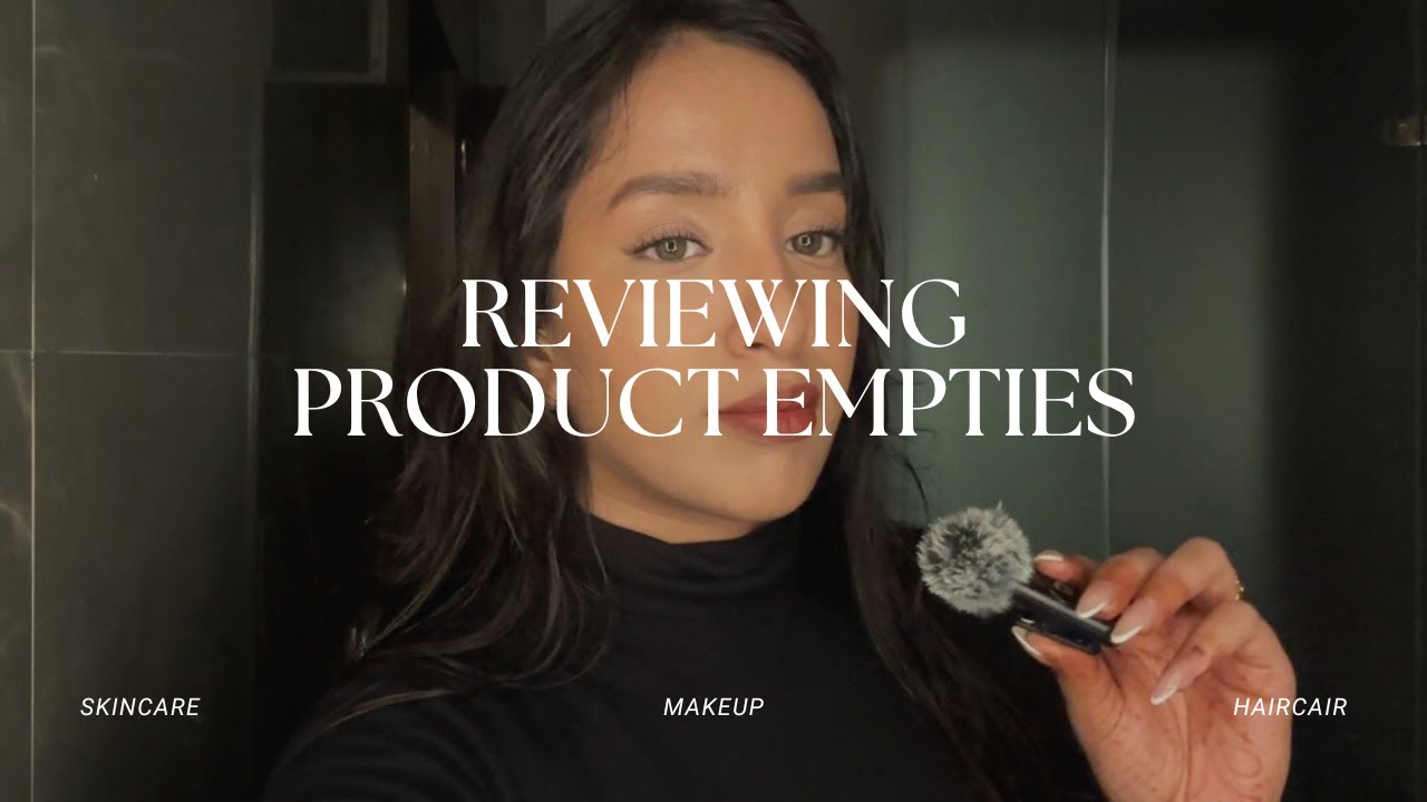 reviewing my product empties🧴| honest opinions | aditi 🎈