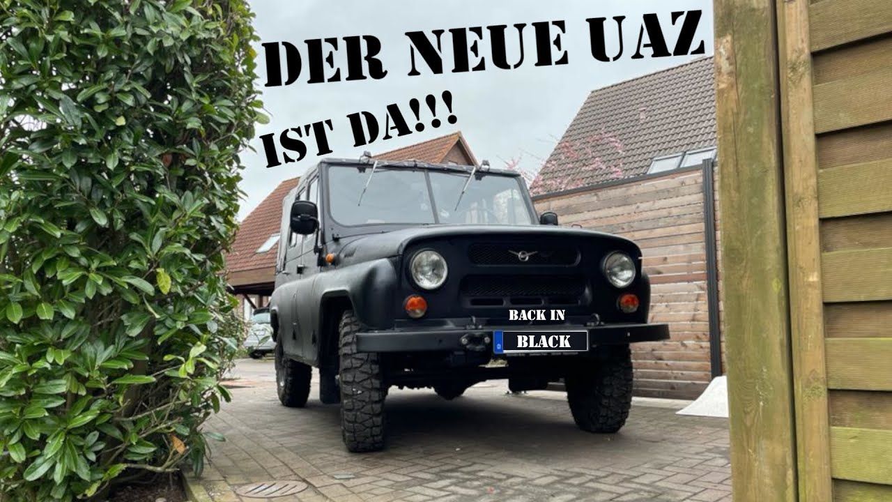 Der neue UAZ ist da - Back in Black!