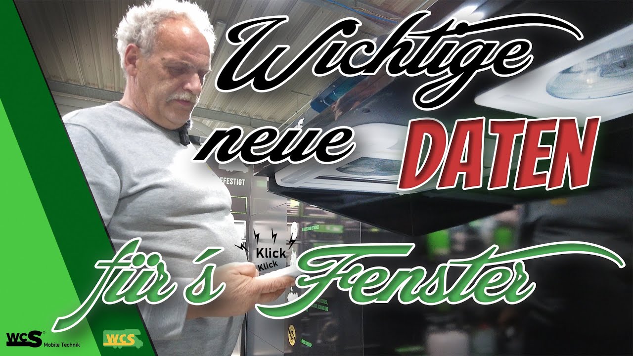 Wichtige neue Daten für das Fenster | WCS Goch