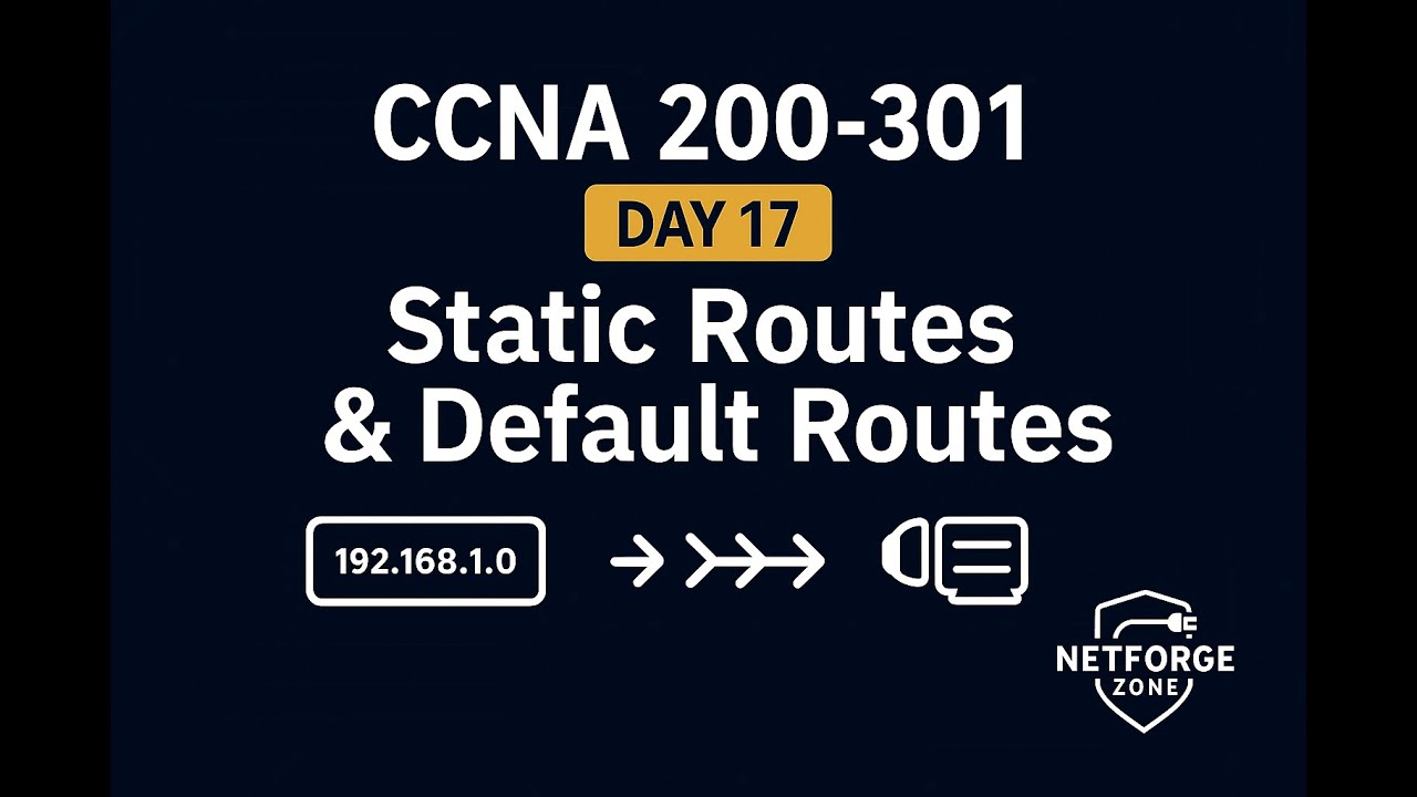 CCNA День 17: Статические маршруты и маршруты по умолчанию