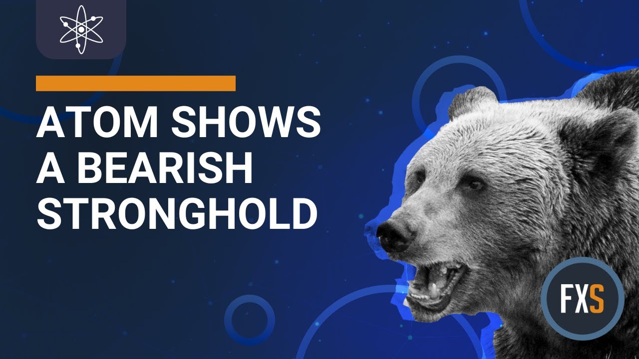 ATOM price shows a bearish stronghold, likely to go range bound before more price drops