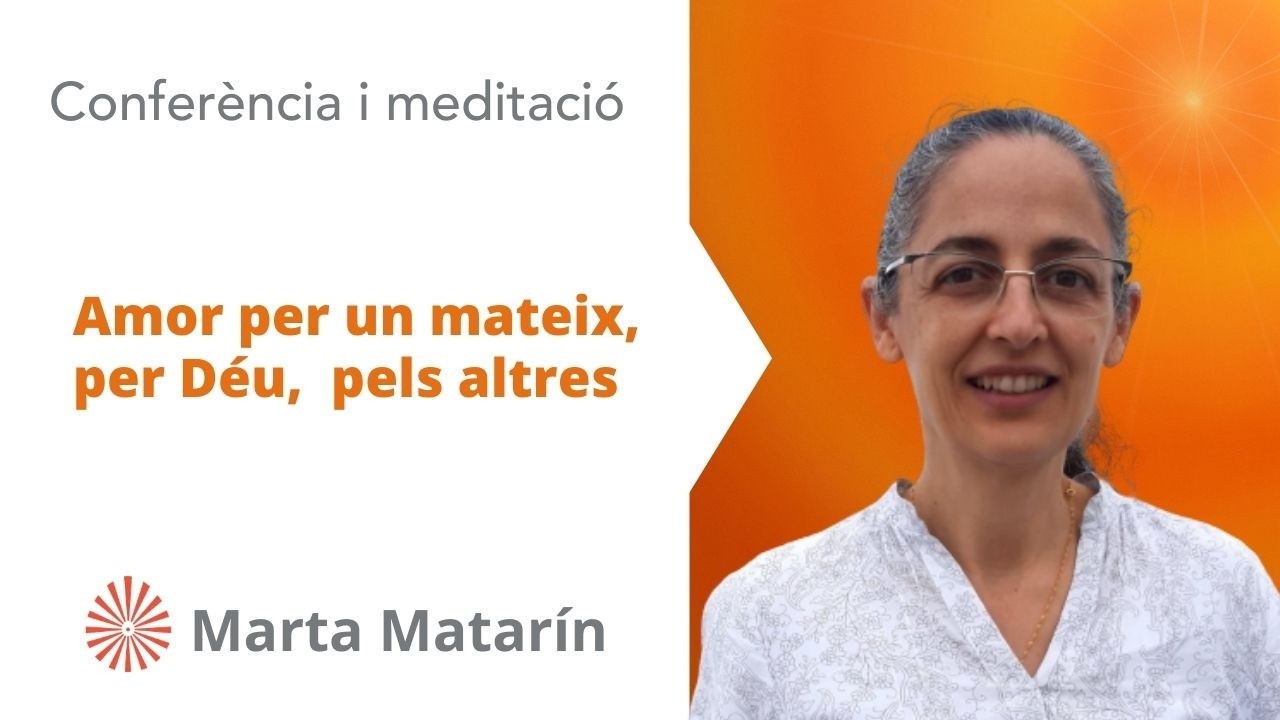 Meditació i conferència: 