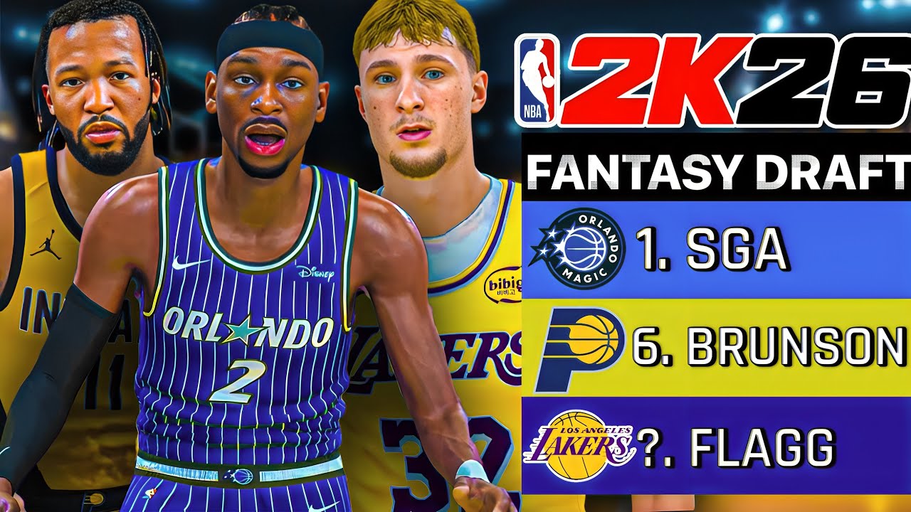 I RESTARTED the NBA with a FANTASY DRAFT in NBA 2K26 MyNBA Franchise Mode&hellip;