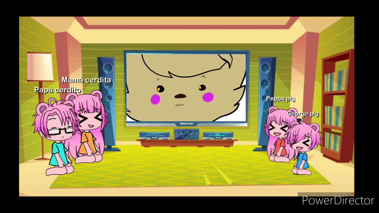 La familia pig reacciona a memes de piggy-Tilu k's studios