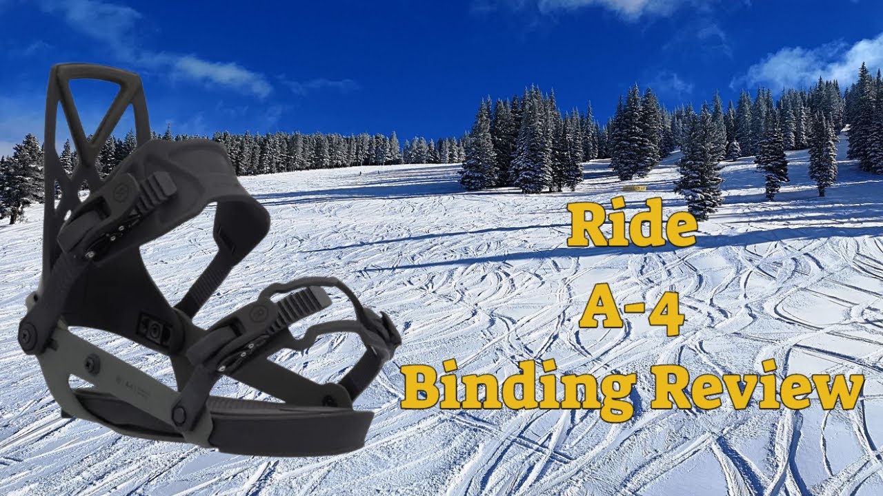 The 2024 Ride A-4 Snowboard Binding Review