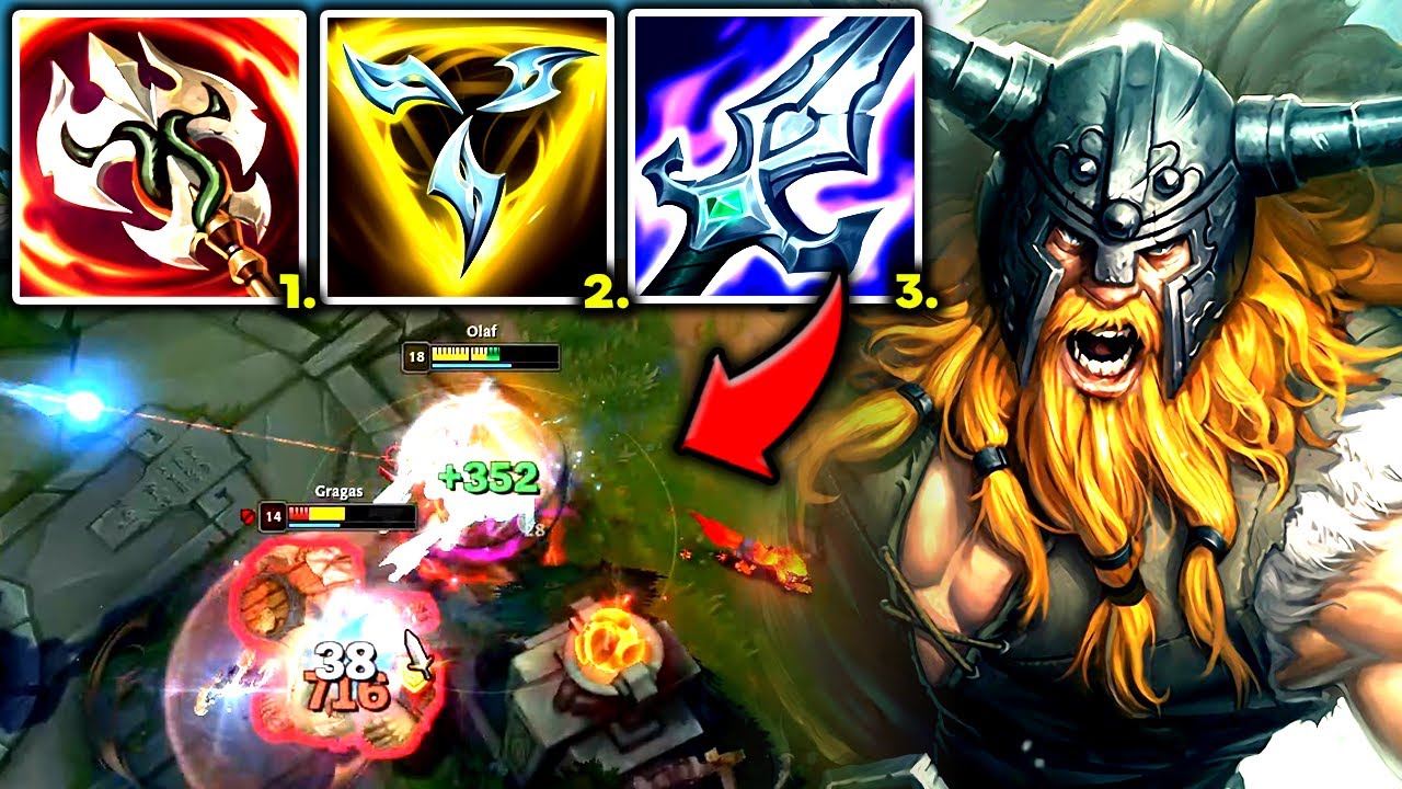 OLAF TOP IS NOW #1 BEST WINRATE TOPLANER (OLAF IS BROKEN) - S13 Olaf TOP Gameplay Guide