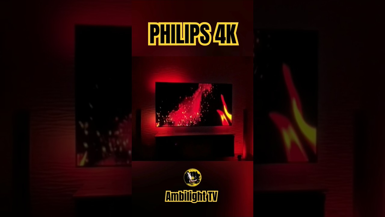 PHILIPS 4K AMBILIGHT TV TEST