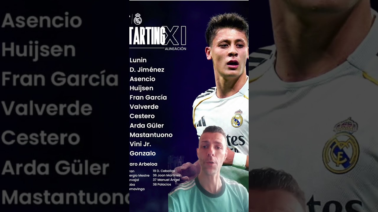 ONCE DEL REAL MADRID VS ALBACETE. ARBELOA DEBUTA COMO DT 