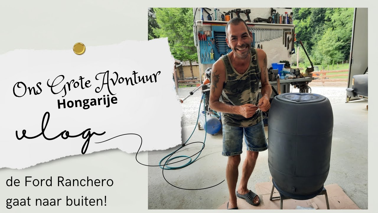 Verder met project regenton ☔️ | wonen in Hongarije #135
