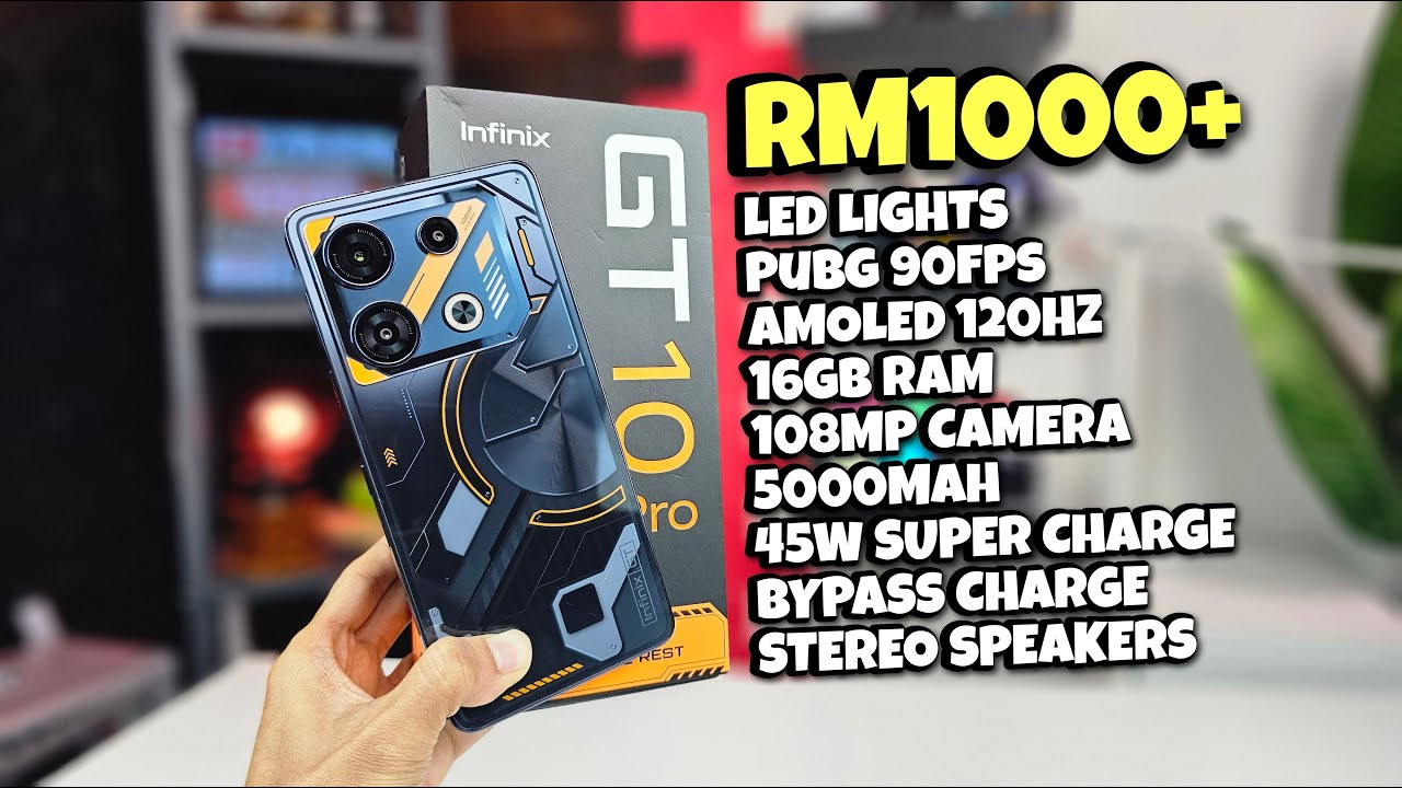 Infinix GT 10 Pro - Phone Gaming Bajet Killer Dah Sampai🔥