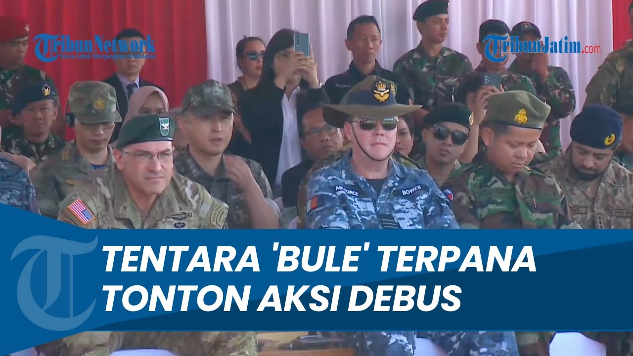 Menhan Prabowo Tepuk Tangan Hingga Tentara 'Bule' Terpana Lihat Penampilan Debus Pasukan Komcad 2023