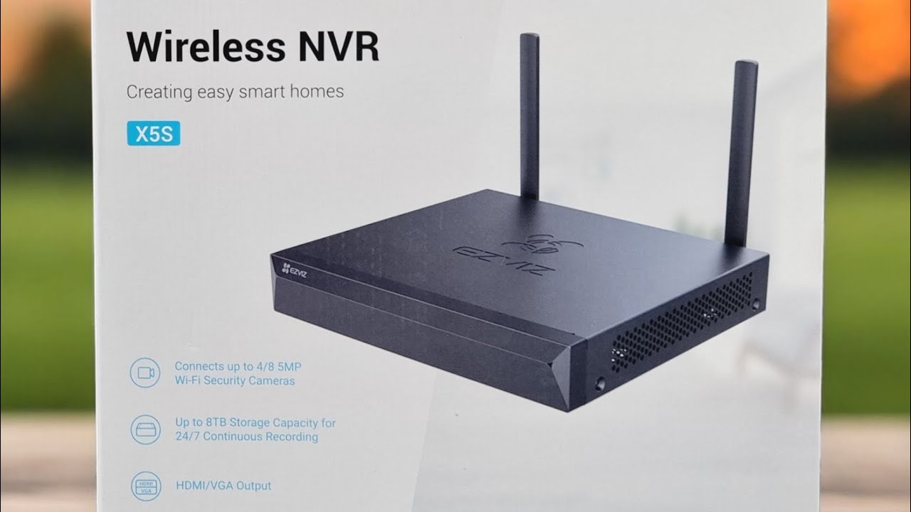 شرح طريقة برمجة وتشغيل NVR EZVIZ  X5S عن طريقة الشاشة والموبيل ابلكيشن