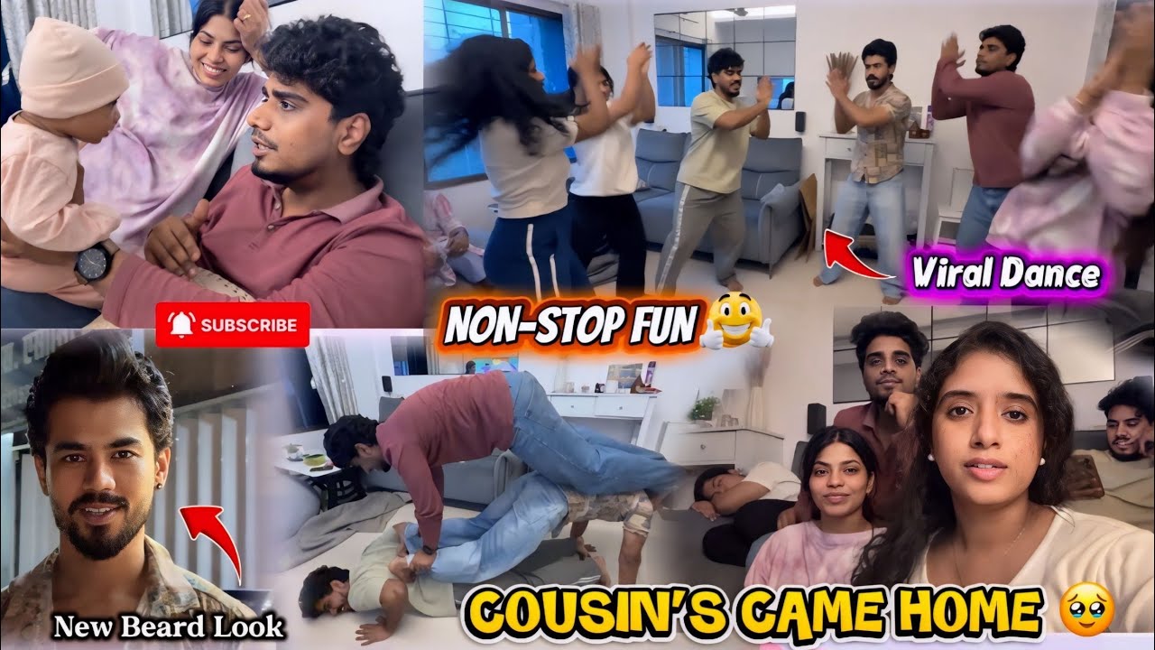 Cousin’s Visit Vlog 🥹|  Didn’t Expect This Much Fun 😍| Tried Viral Dance 