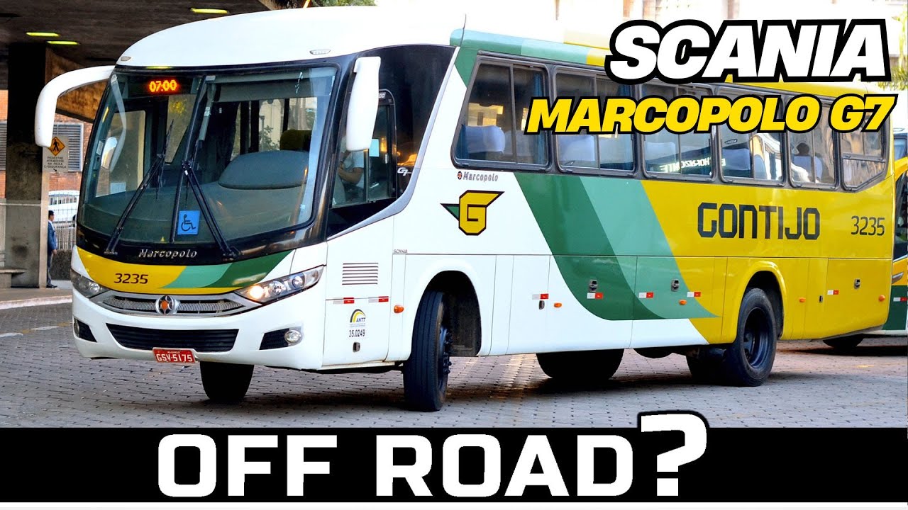 ÔNIBUS FORA DE ESTRADA DA GONTIJO!! MARCOPOLO G7 MOTOR DIANTEIRO SCANIA F270