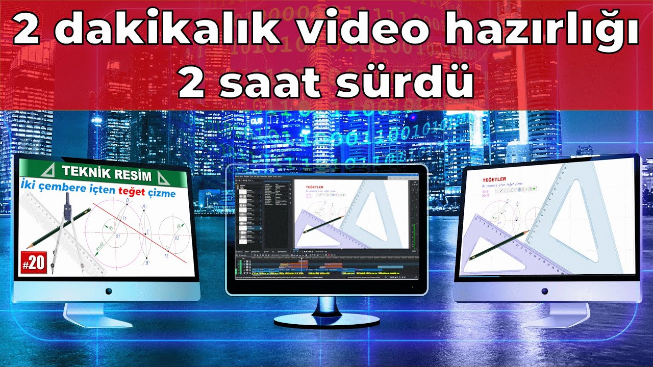 2 dakikalık video hazırlığı 2 saat sürdü