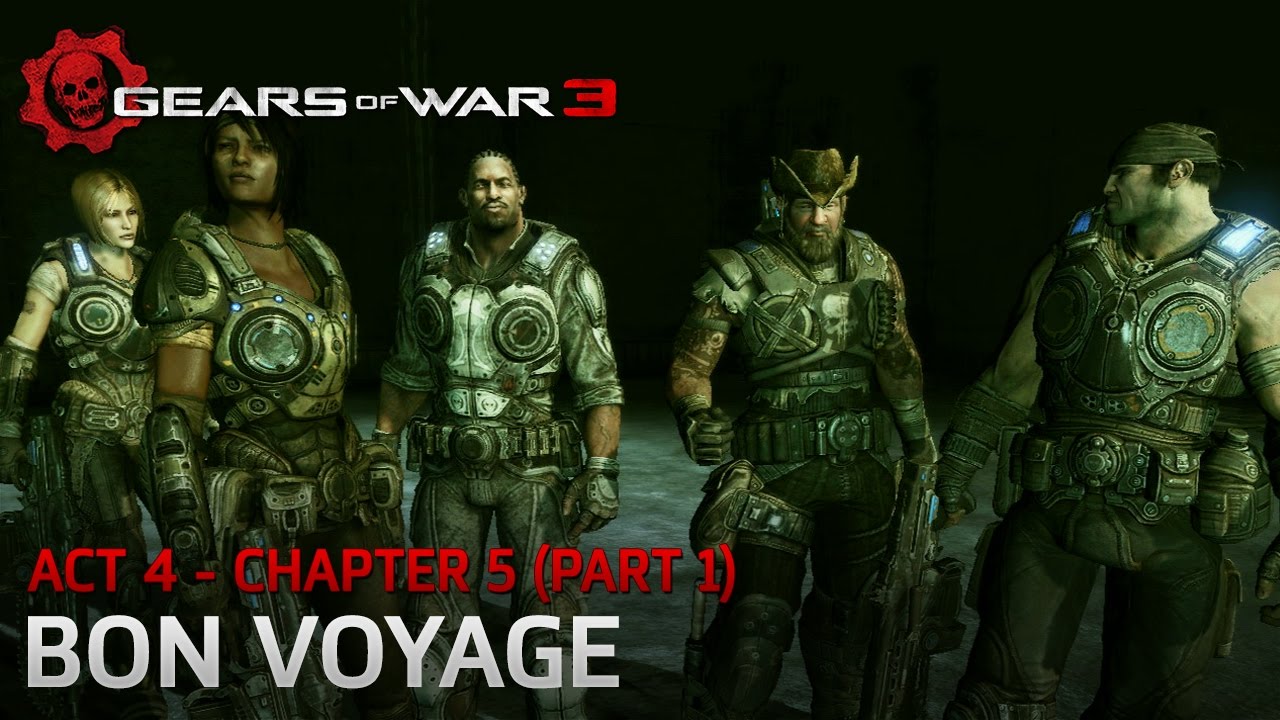 Gears of War 3 - Act 4 - Chapter 5: Bon Voyage (Part One)