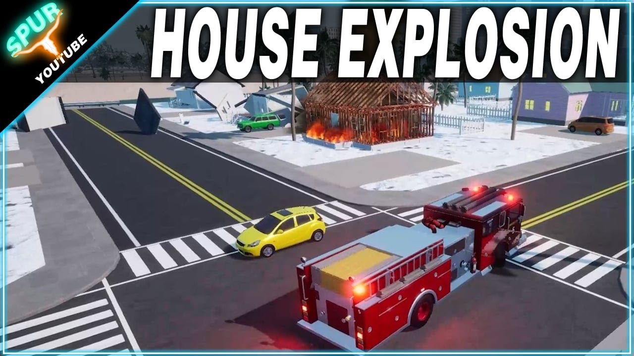 НОВЫЙ геймплей House Explosion Response — Into the Flames Firefighting
