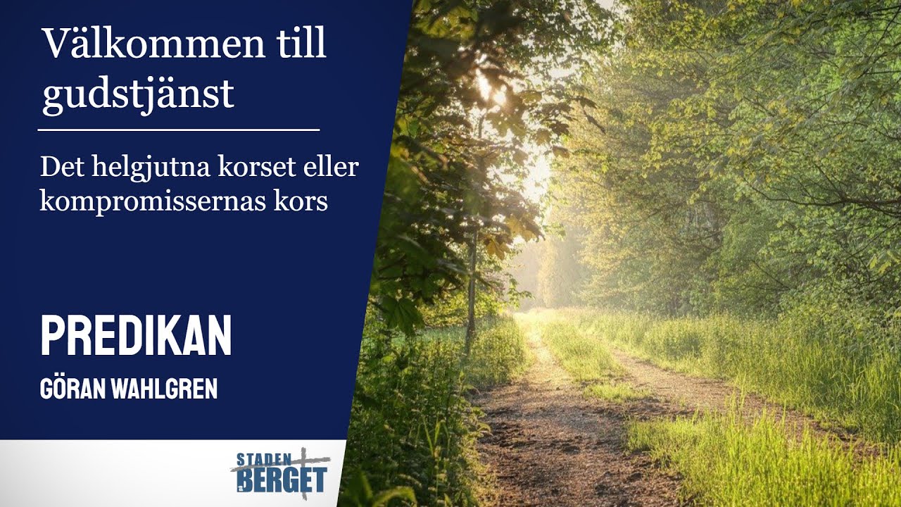 2025-11-02 - Gudstjänst med Göran Wahlgren - [Det helgjutna korset eller kompromissernas kors]