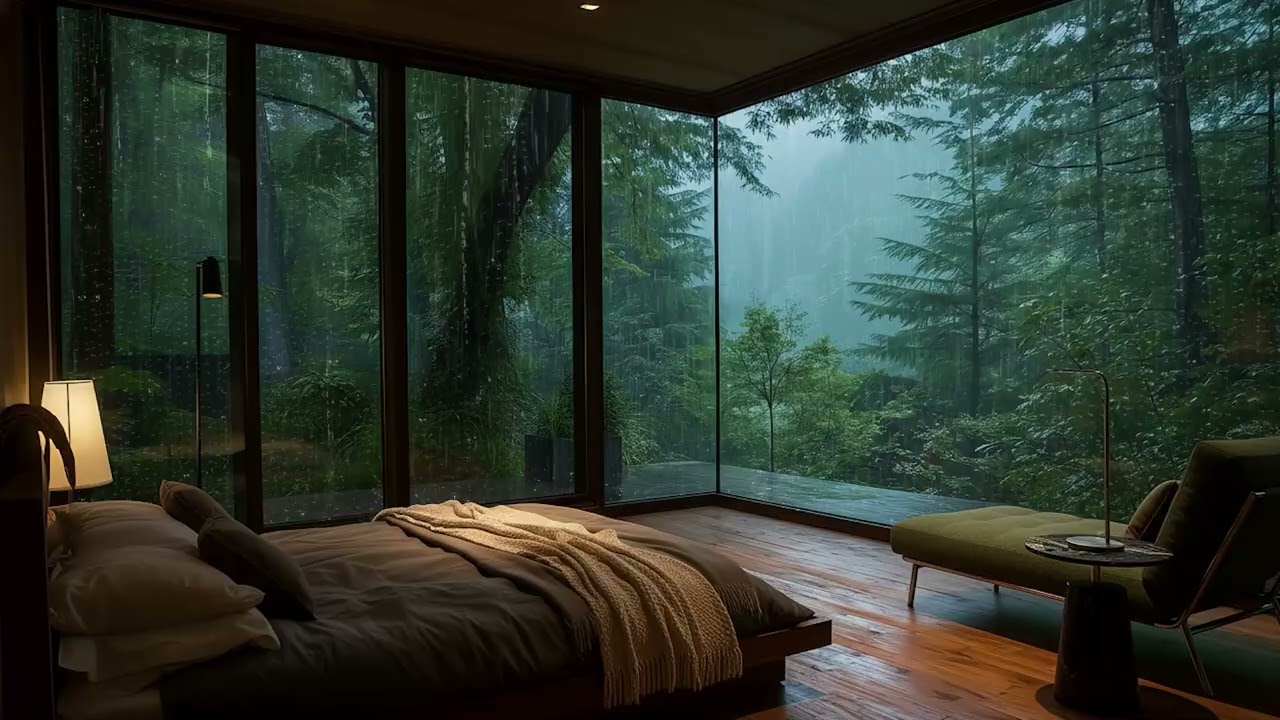 Sleep Within Minutes 🌙 Soft Rain & Calm Piano for Deep Sleep