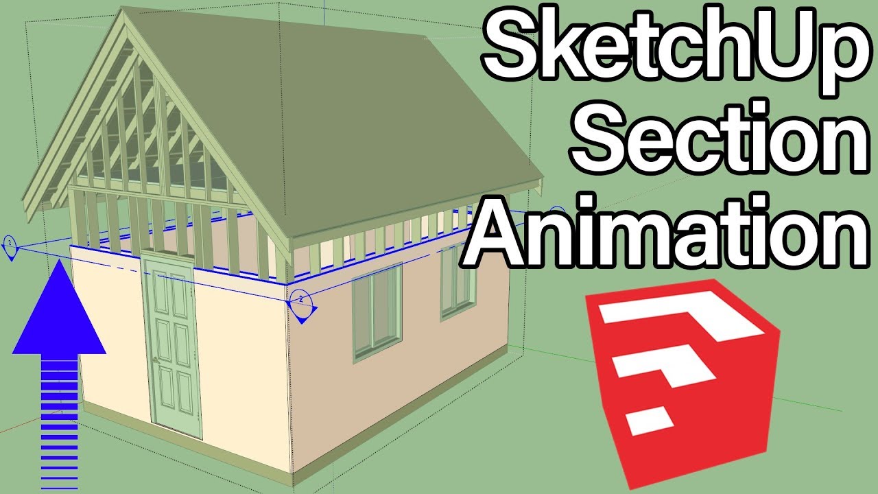 How To Animate Sections By Adding Scene in SketchUp